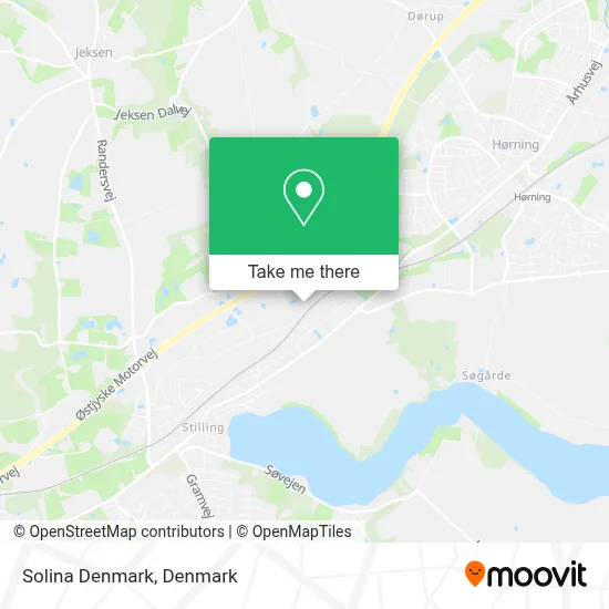 Solina Denmark map