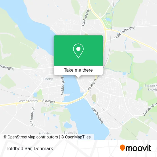 Toldbod Bar map