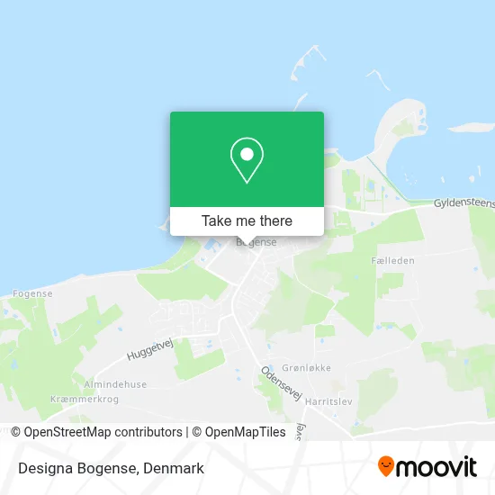 Designa Bogense map