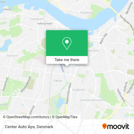 Center Auto Aps map