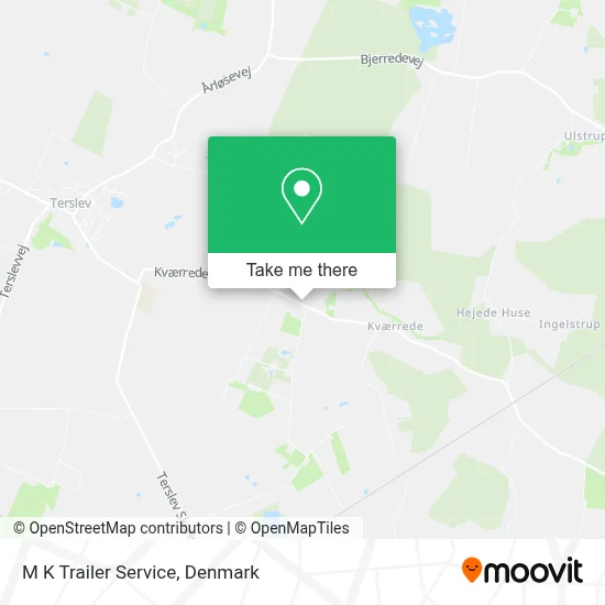 M K Trailer Service map