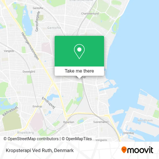 Kropsterapi Ved Ruth map