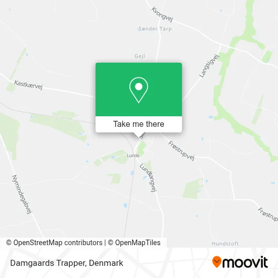 Damgaards Trapper map