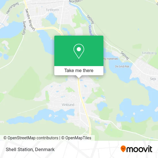 Shell Station map