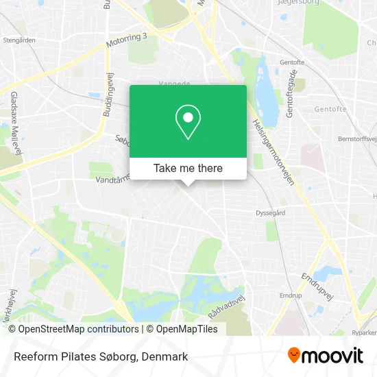 Reeform Pilates Søborg map