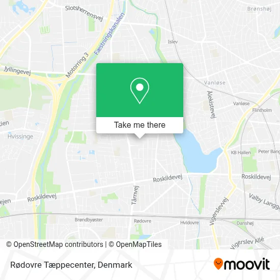 Rødovre Tæppecenter map