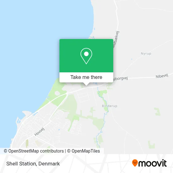 Shell Station map