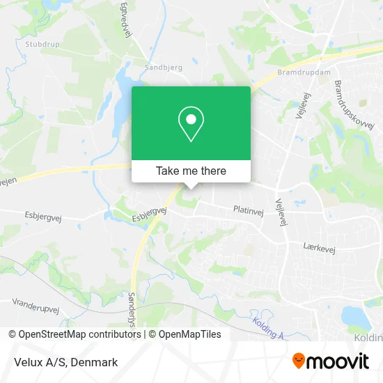 Velux A/S map