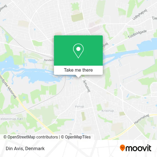 Din Avis map