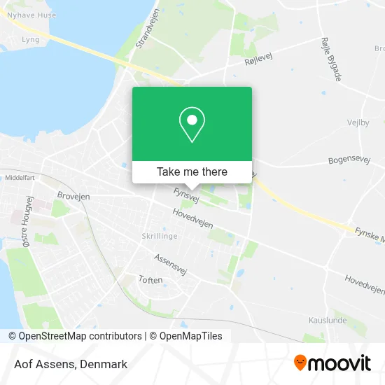 Aof Assens map