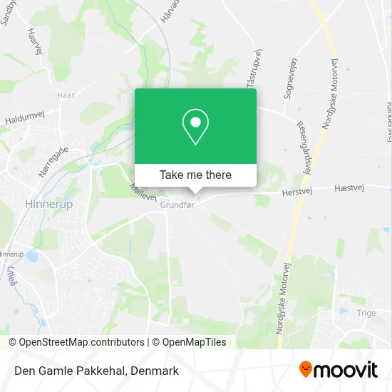 Den Gamle Pakkehal map