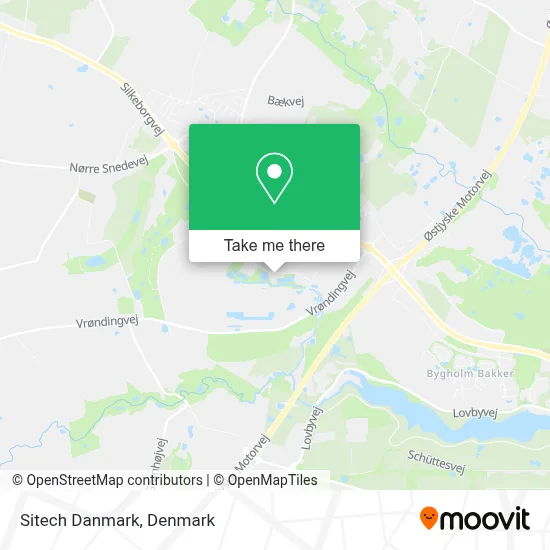 Sitech Danmark map