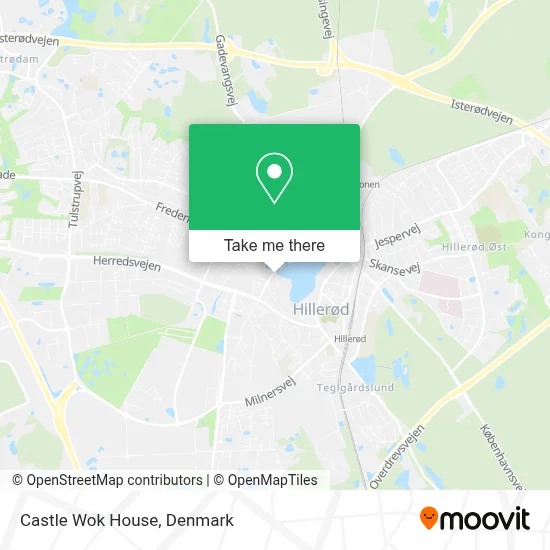 Castle Wok House map