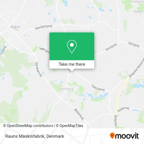 Rauns Maskinfabrik map