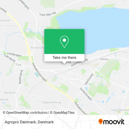 Agropro Danmark map