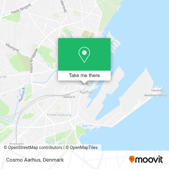 Cosmo Aarhus map