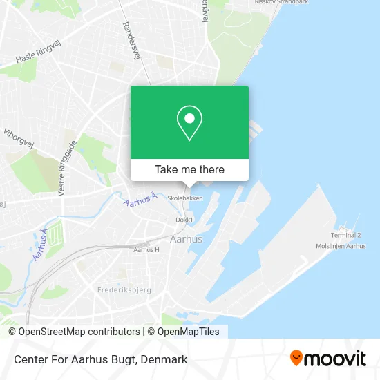 Center For Aarhus Bugt map