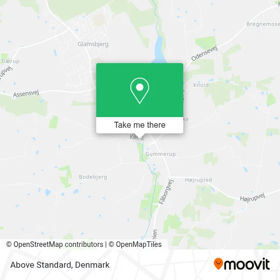 Above Standard map
