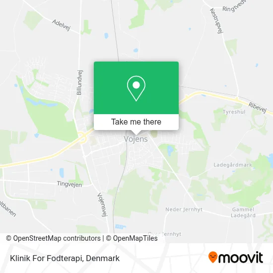 Klinik For Fodterapi map
