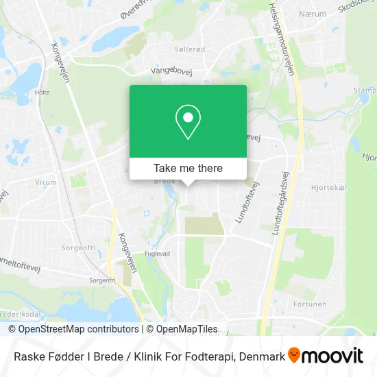 Raske Fødder I Brede / Klinik For Fodterapi map