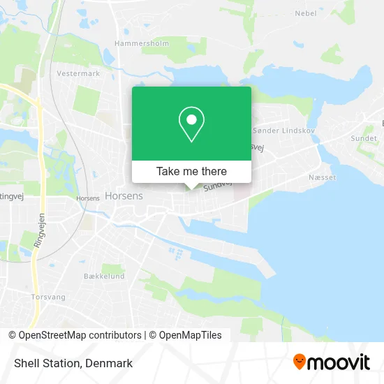 Shell Station map