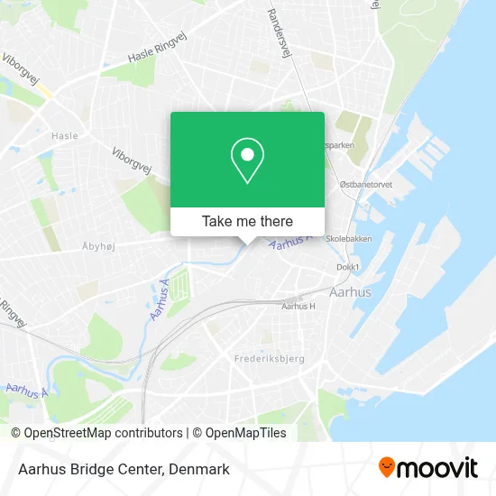 Aarhus Bridge Center map