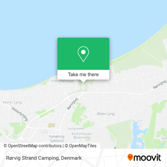 Rørvig Strand Camping map