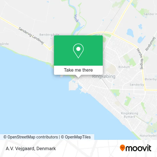 A.V. Vejgaard map