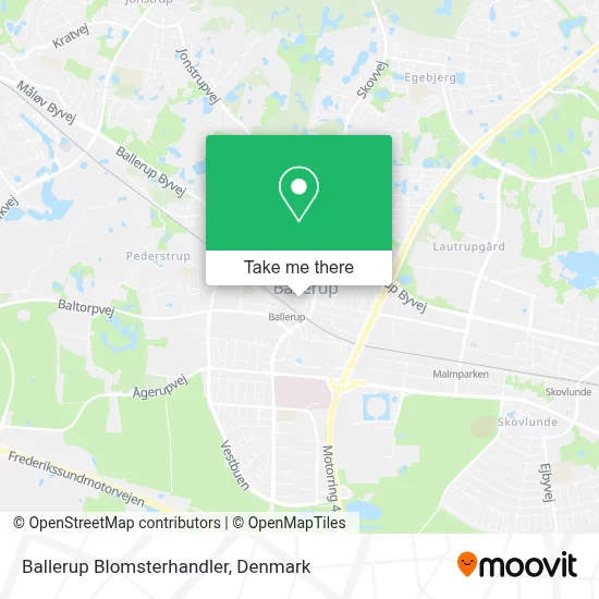 Ballerup Blomsterhandler map
