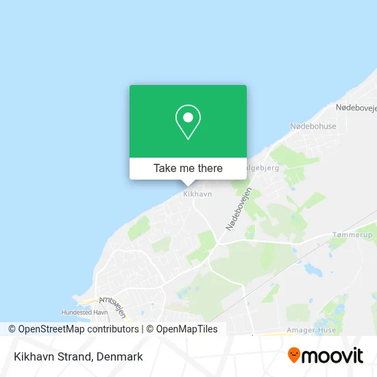 Kikhavn Strand map