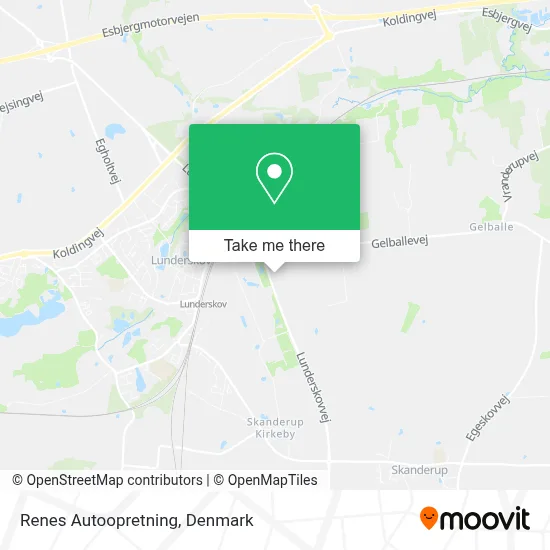 Renes Autoopretning map