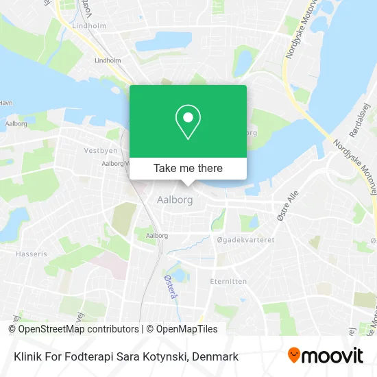 Klinik For Fodterapi Sara Kotynski map