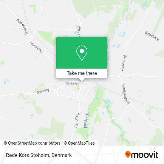 Røde Kors Stoholm map
