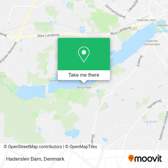 Haderslev Dam map