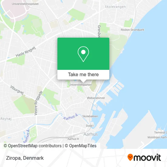 Ziropa map