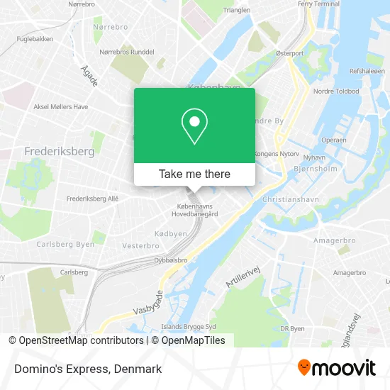 Domino's Express map