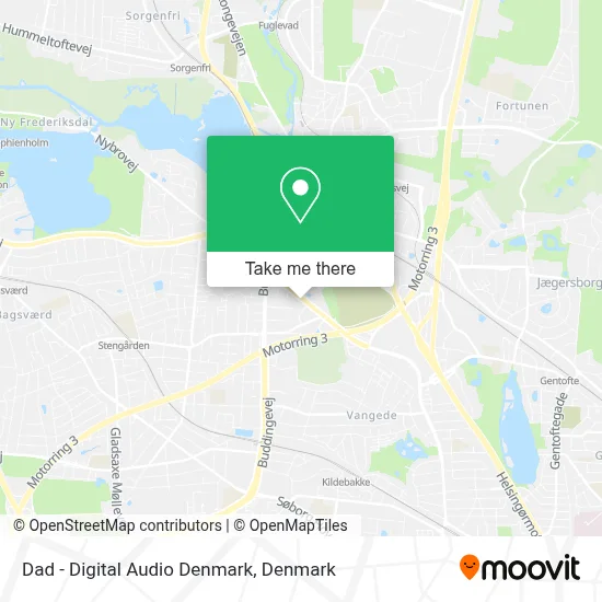 Dad - Digital Audio Denmark map