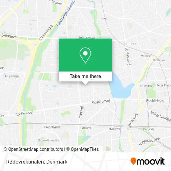 Rødovrekanalen map