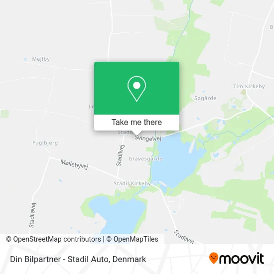 Din Bilpartner - Stadil Auto map