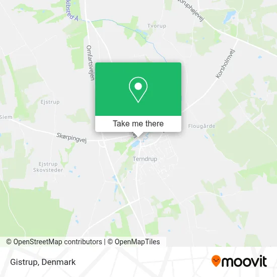 Gistrup map