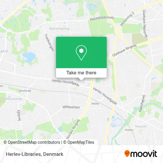 Herlev-Libraries map