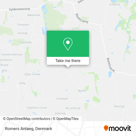Romers Anlaeg map