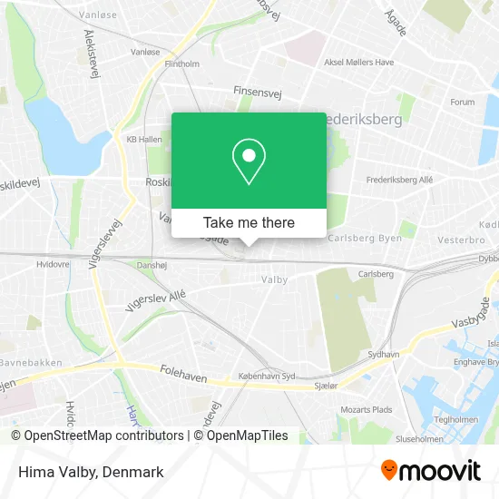 Hima Valby map