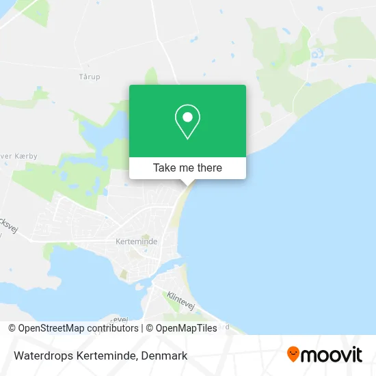 Waterdrops Kerteminde map
