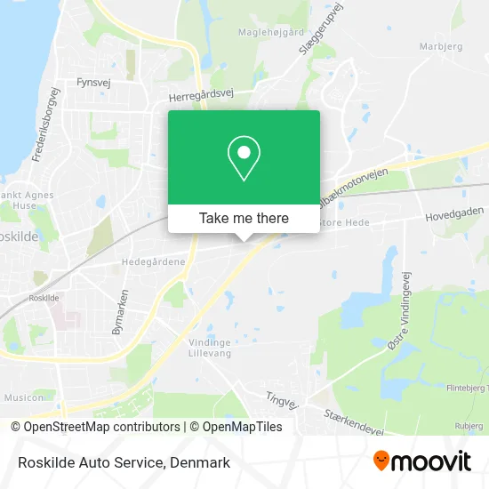 Roskilde Auto Service map