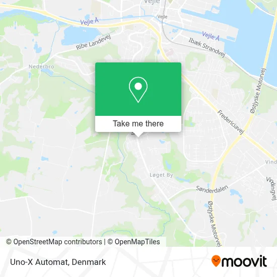 Uno-X Automat map