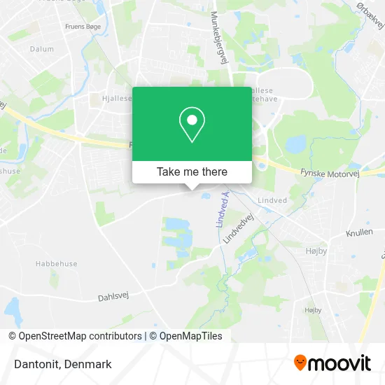 Dantonit map