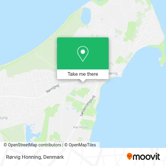 Rørvig Honning map