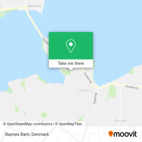 Baynes Barn map