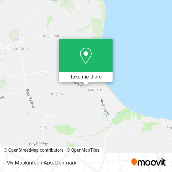 Mv Maskintech Aps map